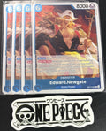 4x One Piece OP17-040 R - Edward.Newgate - EN - Foil - Play Set - TCG - NM/M