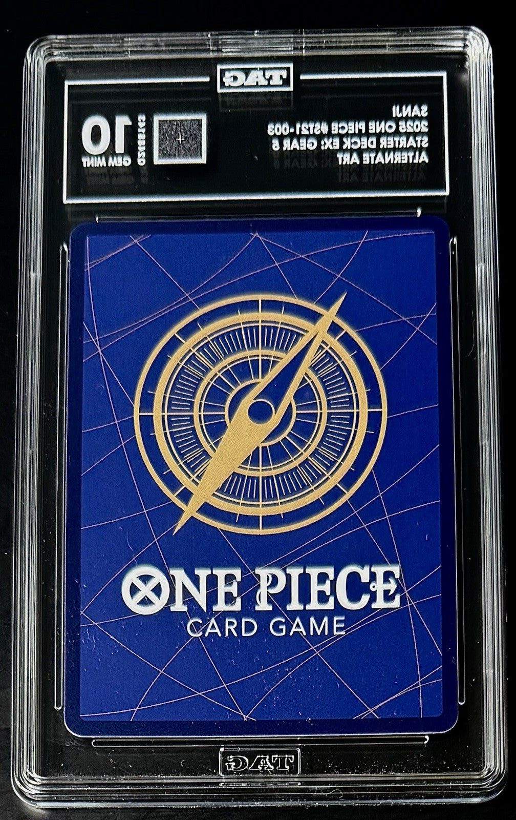TAG 10 One Piece ST21-003 C* - Sanji - Alt Art - EN - Foil - EX Gear 5