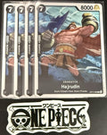 4x One Piece OP17-088 C - Hajrudin - EN - Regular - Play Set - TCG - NM/M