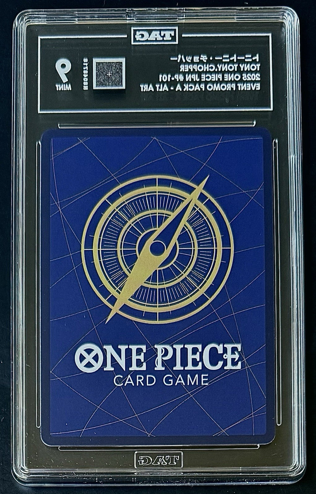 TAG 9 One Piece P-101 P Tony Tony.Chopper - JP - Regular - Promo Pack A - Graded