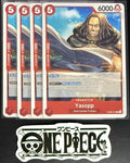 4x One Piece OP09-013 R - Yasopp - EN - Regular - Playset - TCG - NM/M