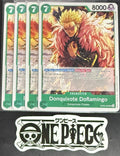 4x One Piece OP05-029 UC Donquixote Doflamingo - English - Regular-Play Set-NM/M