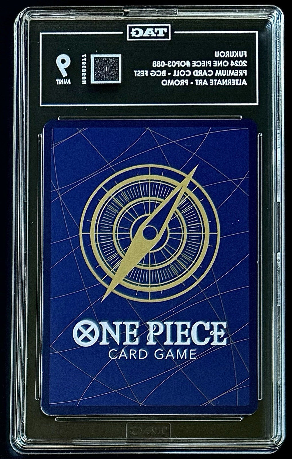 TAG 9 One Piece OP03-088 UC Fukurou - ENG - Foil - 23-24 Collection - Graded