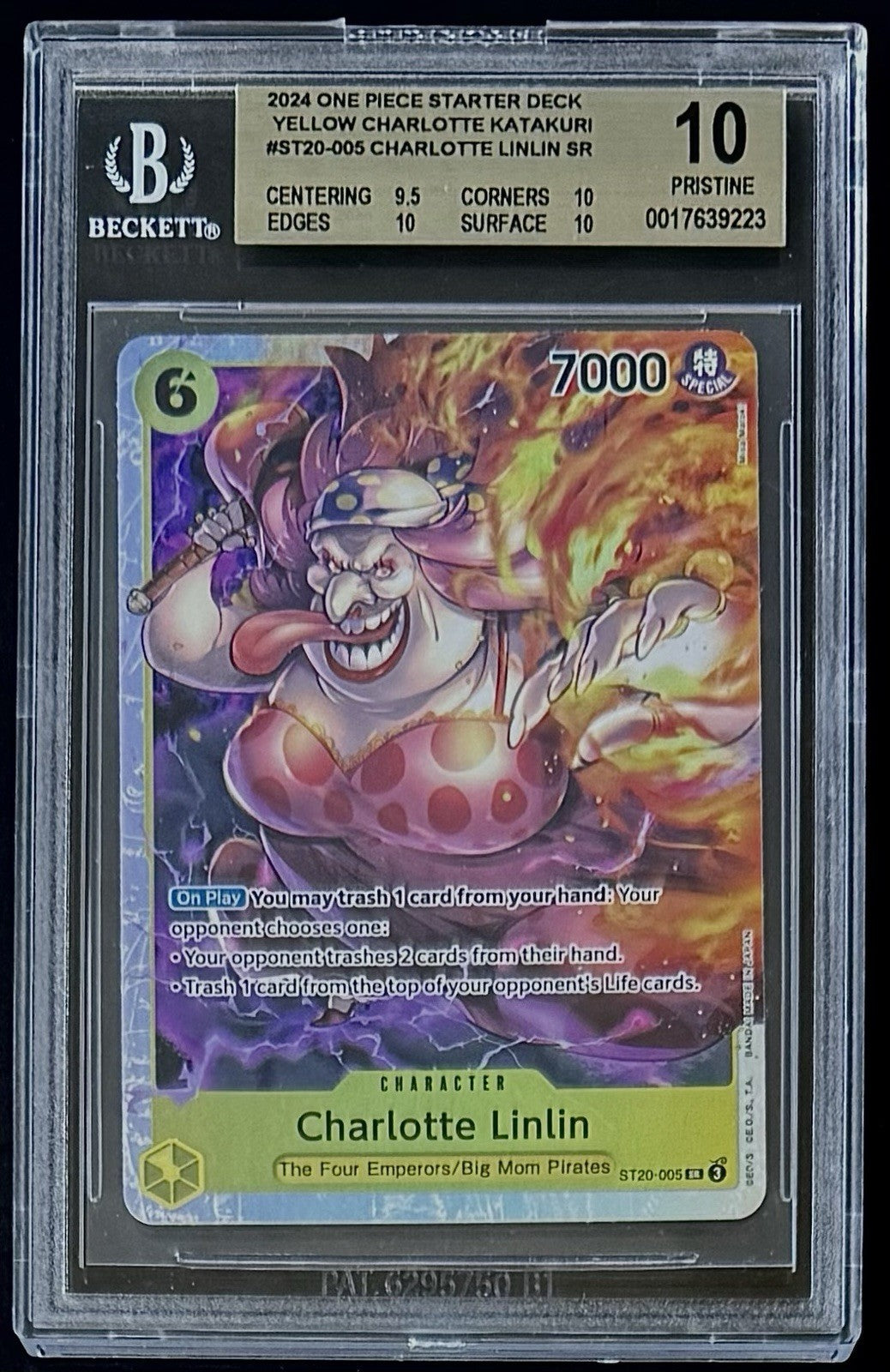 BGS 10 One Piece ST20-005 SR - Charlotte Linlin - EN - Yellow Charlotte Katakuri