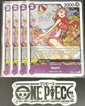 4 x One Piece PRB02-012 R Nami - English - Foil - Playset - NM/M
