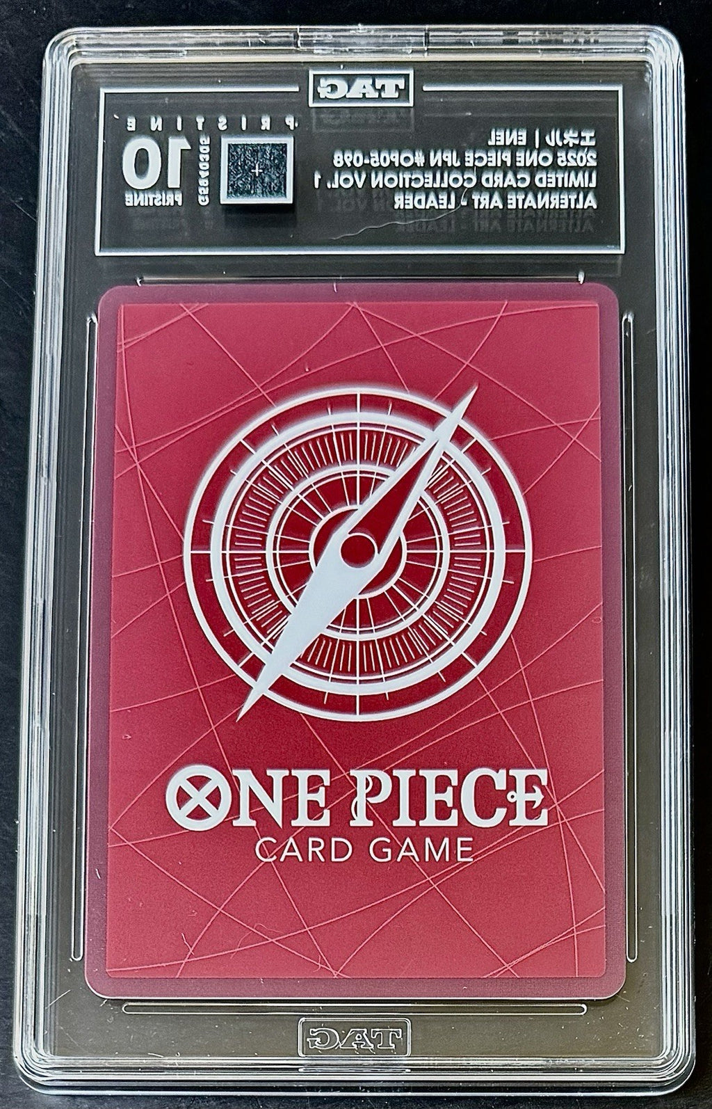 TAG 10 Pristine One Piece Base Shop OP05-098 L - Enel - AA - JP - Promo - Pop 5