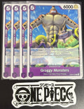 4x One Piece EB04-033 C - Groggy Monsters - EN - Regular - Play Set - TCG - NM/M