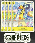 4x One Piece ST29-011 C Brook - ENG - Regular - Playset - TCG - NM/M