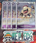 4x One Piece OP08-063 R Charlotte Katakuri - Foil - ENG - Playset - NM/M
