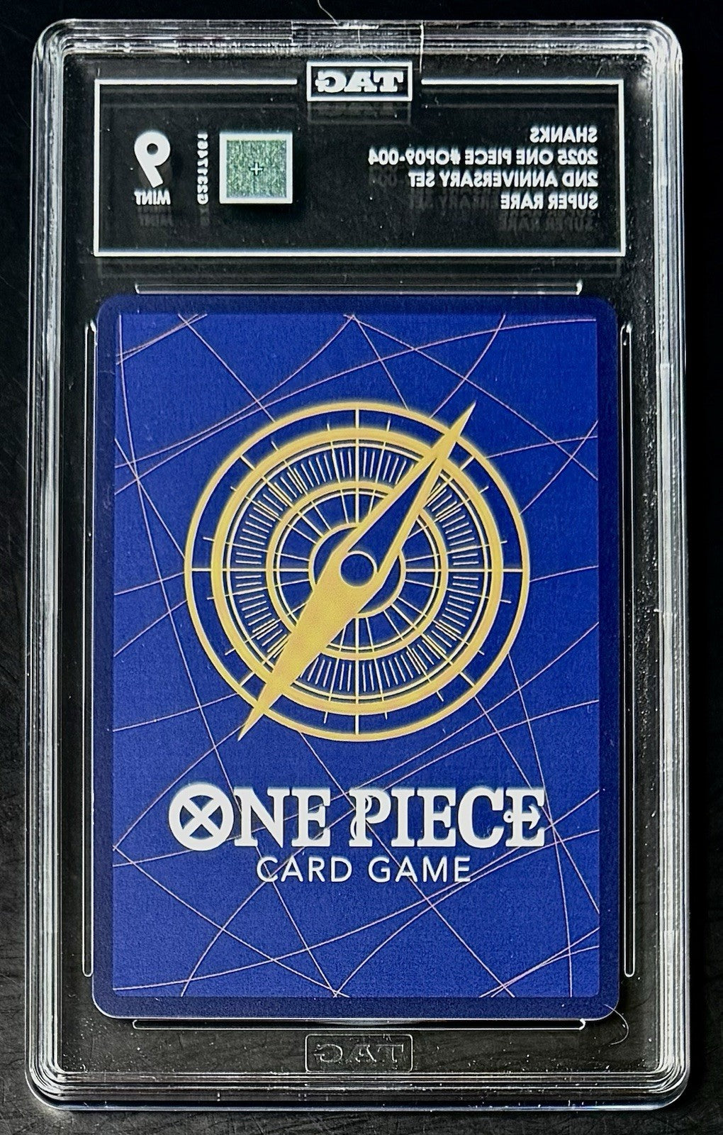 TAG 9 One Piece OP09-004 SR - Shanks - EN - Foil - 2nd Anniversary Set