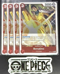 4x One Piece OP11-014 R Borsalino - English - Foil - Playset - TCG - NM/M