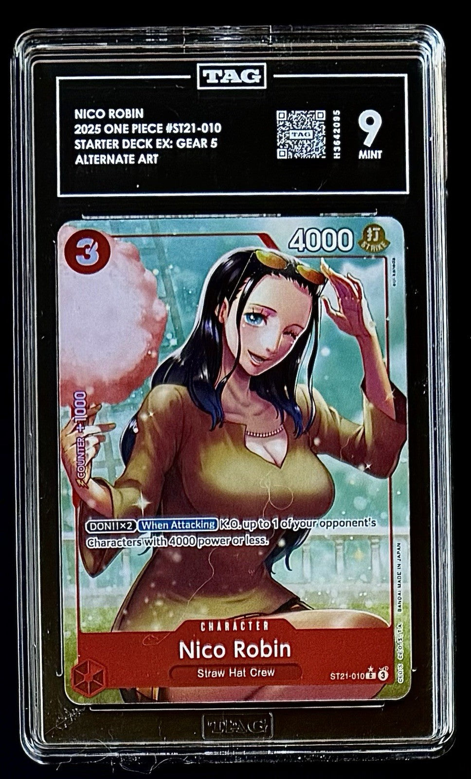 TAG 9 One Piece ST21-010 C* - Nico Robin - Alt Art - EN - Foil - EX Gear 5