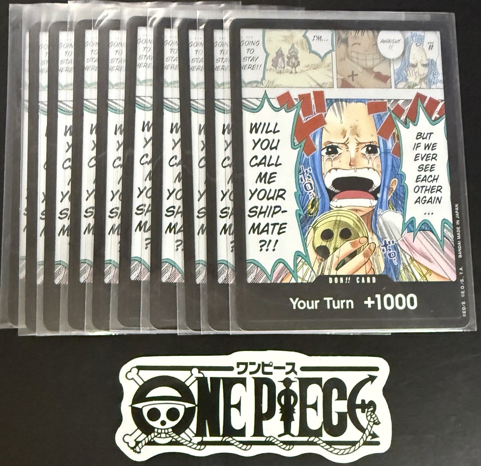 10x One Piece OP04 Don Card - Nefeltari Vivi - EN - Foil - Play Set - NM/M
