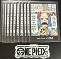 10x One Piece OP04 Don Card - Nefeltari Vivi - EN - Foil - Play Set - NM/M