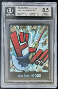 BGS 8.5 One Piece PRB01 Don!! Card Newgate - English - Foil - The Best - Graded