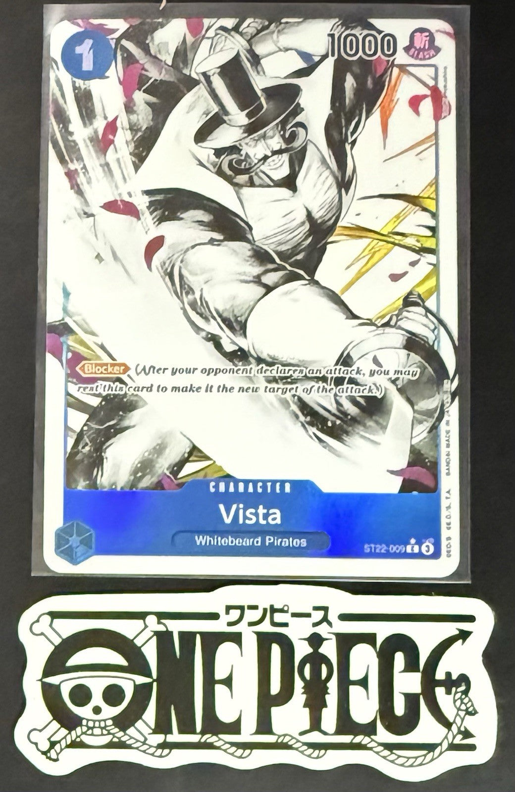 One Piece ST22-009 C* Vista - Parallel Art - ENG - Foil - TCG - NM/M