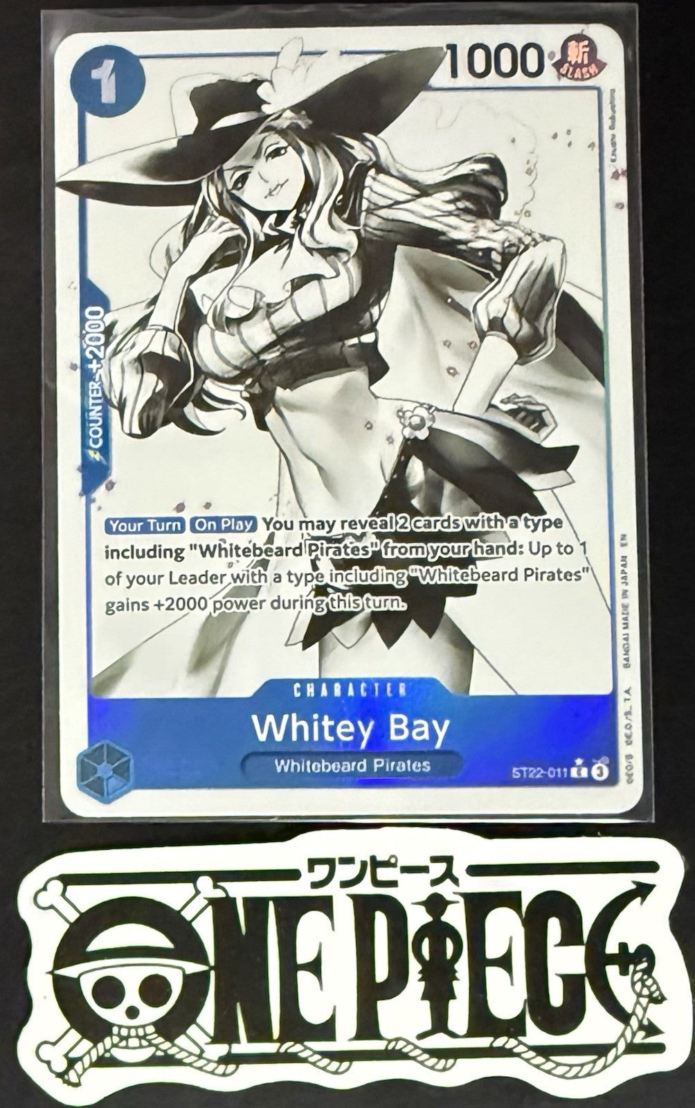 One Piece ST22-011 C* Whitey Bay Parallel Art - ENG - Foil - TCG - NM/M