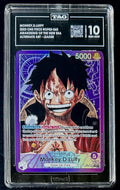 TAG 10 One Piece OP05-060 L* - Monkey.D.Luffy - Alt Art - EN - Foil - Graded