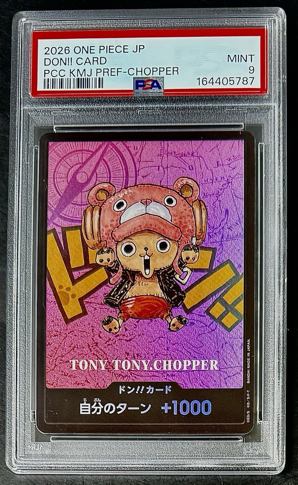 PSA 9 One Piece Don Card - Tony Tony.Chopper - JP - Kumamoto Special Don!!