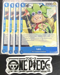 4x One Piece OP15-052 UC - Leo - EN - Regular - Play Set - TCG - NM/M