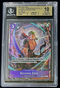 BGS 10 One Piece OP09-076 R* Roronoa Zoro - Alt Art - EN - Foil - PRB02 - Graded
