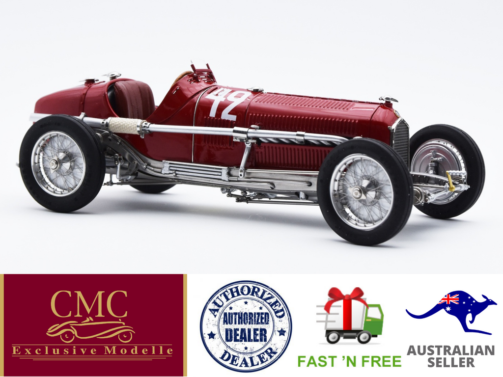 CMC M-227 Alfa Romeo P3 Chiron, Winner GP Marseille 1933, #42, 1:18. LE 1,000