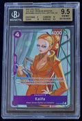 BGS 9.5 One Piece OP03-060 UC* Kalifa Full Art Foil - English - PRB01 - Graded
