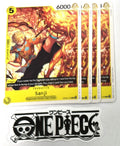4x One Piece OP09-105 C Sanji - English - Playset - Regular - TCG - NM/M