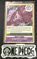 One Piece OP02-089 R - Judgment of Hell - EN - Flag Foil - PRB01 - TCG - NM/M