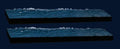 Collectors Showcase U-96 Waves. Set of Two-Conning Tower. CS00962 - MIB