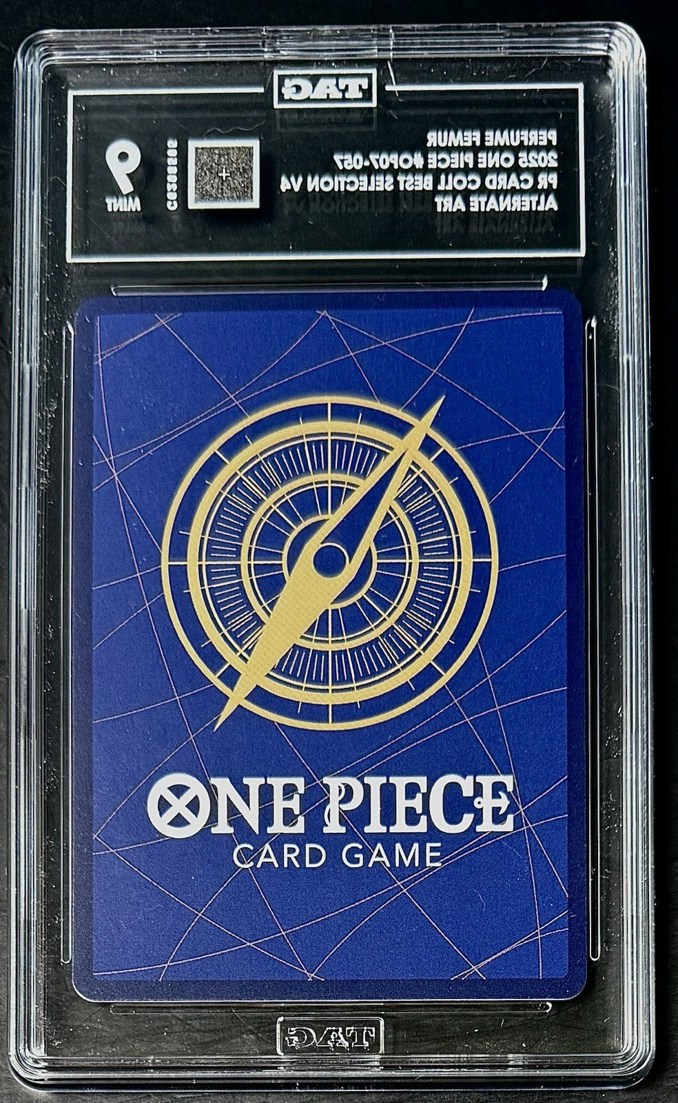 TAG 9 One Piece OP07-057 R Perfume Femur - EN - Foil - Best Vol.4 - Graded