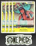 4x One Piece OP09-107 R Nico Robin - English - Regular - Play Set - LD01 - NM/M