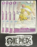 4x One Piece OP07-061 C Vinsmoke Sanji - English - Regular - Play Set - NM/M