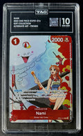 TAG 10 One Piece  OP01-016 R - Nami - Alt Art Promo - EN - Foil -Gift Collection