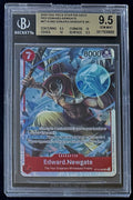 BGS 9.5 One Piece ST15-002 SR - Edward.Newgate - EN - Foil - Red Edward.Newgate