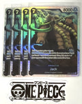 4x One Piece OP08-084 SR Jack - Foil - English - Play Set - Foil - TCG - NM/M