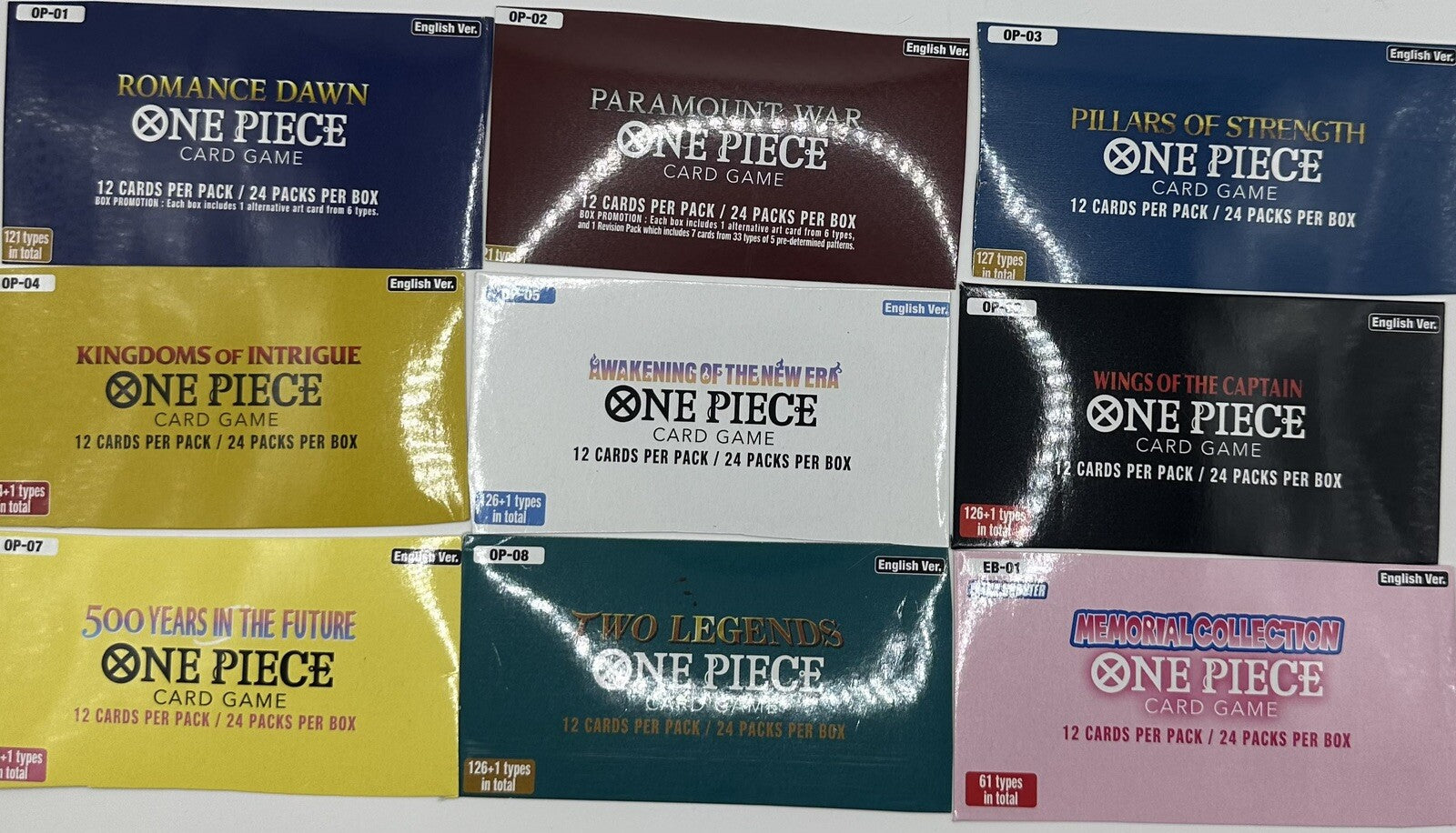 One Piece Card Game - 75 Bulk  Cards - No Doubles - C, UC, ENG - TCG - NM/M
