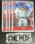 4x One Piece OP02-007 C Thatch - English - Playset - Regular - TCG - NM/M