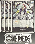 4x One Piece OP02-095 C Onigumo - English - Playset - Regular - TCG - NM/M