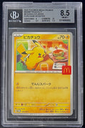 BGS 8.5 - 2025 POKEMON JAPANESE M-P PROMO MCDONALD'S #020 PIKACHU