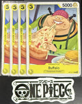 4 x One Piece OP12-110 C Buffalo - ENG - Regular - Playset - NM/M