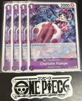 4 x One Piece EB03-032 C - Charlotte Flampe - EN - Regular - Play Set - NM/M