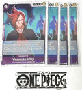 4x One Piece OP06-060 C Vinsmoke Ichiji - Flag Foil - ENG - TCG - Playset - NM/M