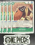 4x One Piece OP10-027 UC Kin'emon - ENG - Regular - Playset - TCG - NM/M