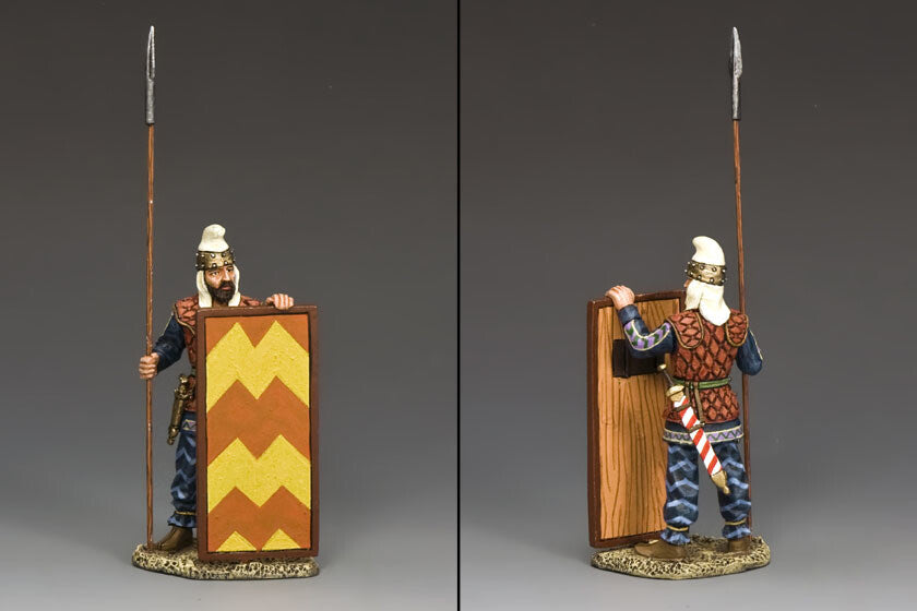 King & Country AG024 Persian Spearman Standing Ready MIB