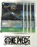 4x One Piece OP06-036 R Ryuma - Flag Foil - English - TCG - Playset - NM/M
