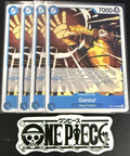 4x One Piece OP17-043 UC - Ganzui - EN - Regular - Play Set - TCG - NM/M