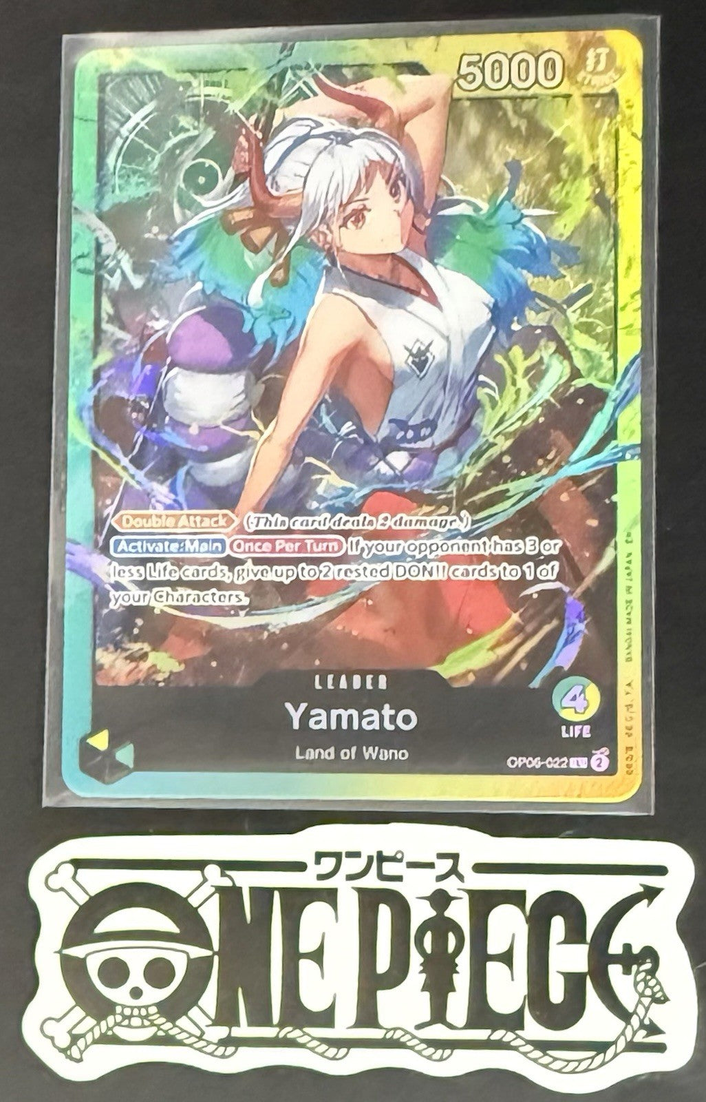 One Piece OP06-022 L Yamato - English - Foil - ST28 - TCG - NM/M