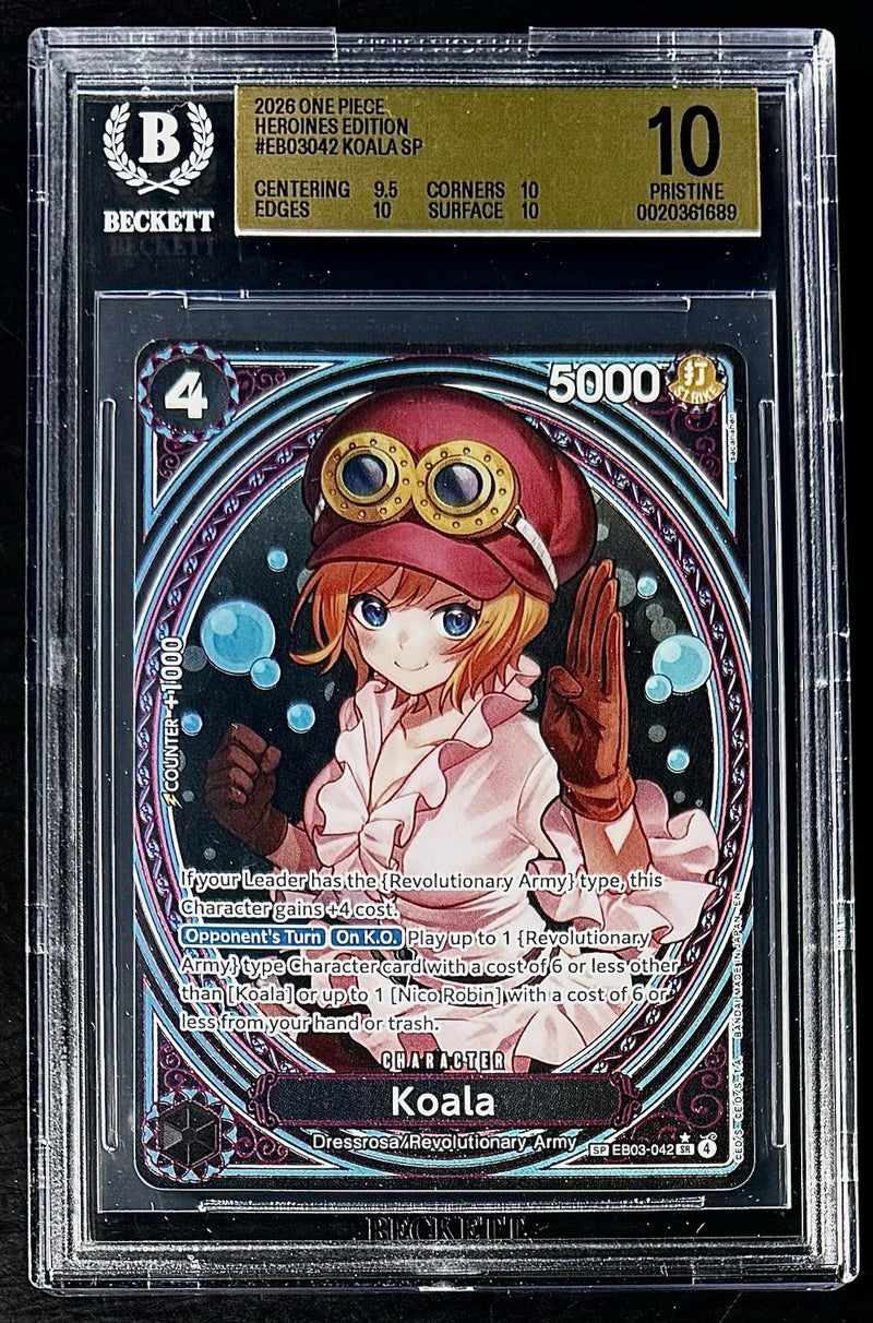 BGS 10 One Piece SP EB03-042 SR* - Koala - Special Alt Art - EN-Heroines Edition