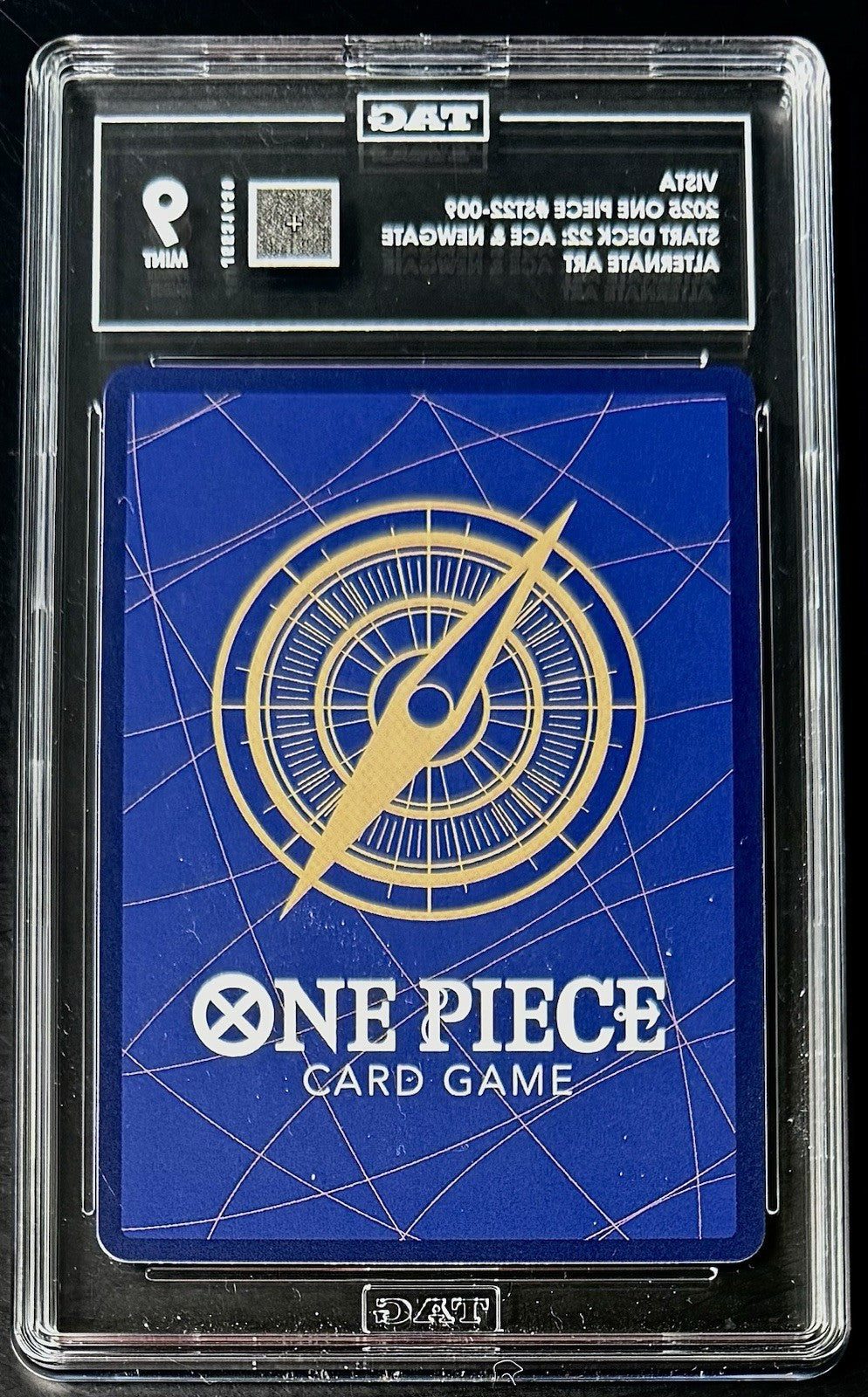 TAG 9 One Piece ST22-009 C* Vista - Alt Art - EN - Foil - Ace & Newgate - Graded